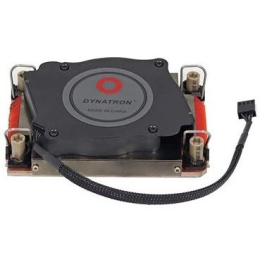 1U augšpūtes CPU dzesētājs Dynatron S3 Intel LGA 4677, aktīvs zema profila risinājums