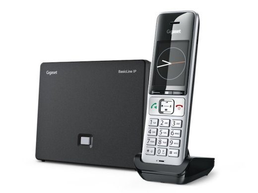 Gigaset BasicLine IP + Comfort 500HX VoIP telefon helistaja ID-ga must hõbedane