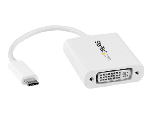 StarTech USB C į DVI adapteris – baltas – 1920x1200 – USB Type C vaizdo konverteris
