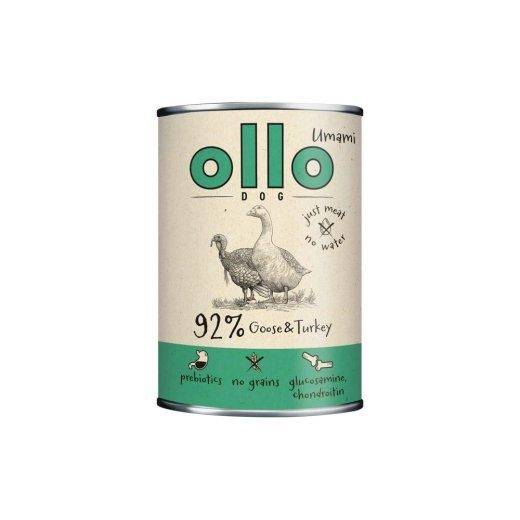 OLLO Umami Hõrgutis Kotkas ja tükiks lõigatud linnu - märgist koeratoit - 850g
