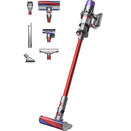 Dyson V11 Fluffy Nickel Red (2023) lazelinis siurblys, 0.77liter