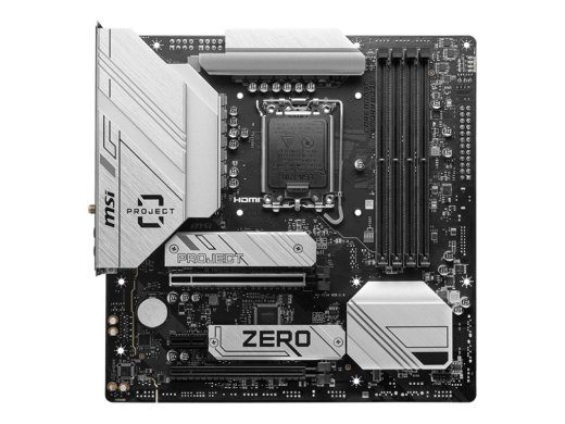 MSI B760M PROJECT ZERO Micro-ATX LGA1700 Intel B760 Socket
