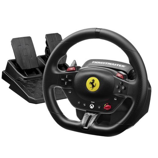 Thrustmaster T98-X Ferrari 296 GTS lenktynių vairas ir pedalų komplektas PC, Xbox