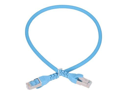 Extralink CAT 6a SF/UTP 50cm paadikaabel sinine