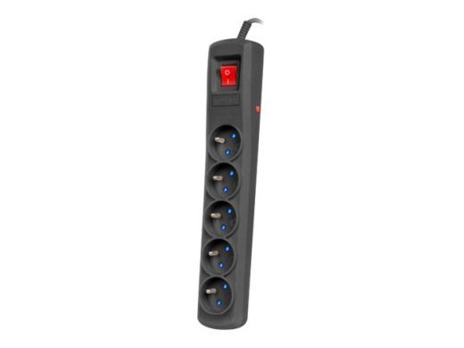 Armac R5 Pistikustik 5-laadur 10A Must 1.5m