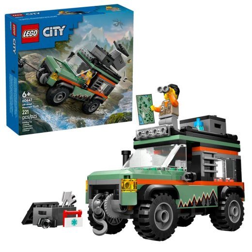 LEGO CITY 60447 Maastiku 4x4 mäeveoauto