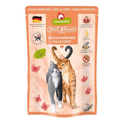 GRANATAPET DeliCATessen Vasikaliha ja küülik - märgkassitoit - 85g