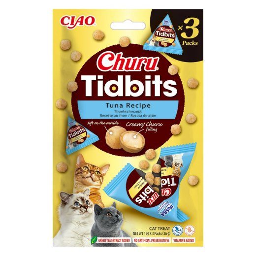 INABA Churu Tuunikala kassileibad - 3x12 g