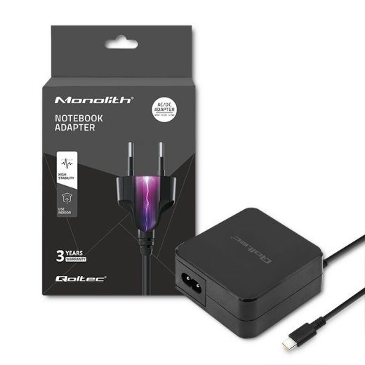 Qoltec 51027 Laadija 65W 5-20.3V 2-3.25A USB tüüp C PD