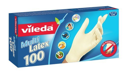 Vileda Multi Latex 100 Ühekordseid kinniseid Beige 100 tk