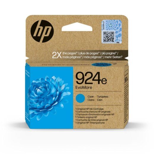 HP 924e EvoMore tsüaan 800 lehekülge tindiga 4K0U7NE
