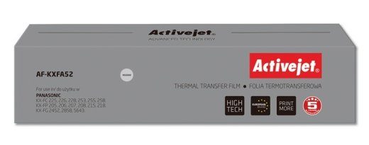 Activejet AF-KXFA52 Copy Film (Replacement for Panasonic KX-FA52; Supreme; black)