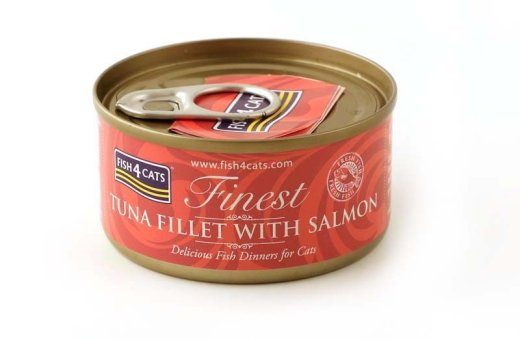 FISH4CATS Tuna filee lõhega - märgkassitoit - 70g