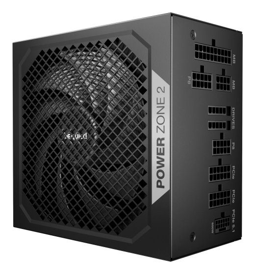 Toiteallikas BE QUIET POWER ZONE 2 850 Watts Tipuvõimsus 920 Watts Efektiivsus 80 PLUS PLATINIUM MTBF 100000 tundi BP007EU