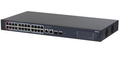 Switch DAHUA CS4228-24GT-240 Desktop/pedestal Rack 2xSFP 26xRJ45 240 Watts