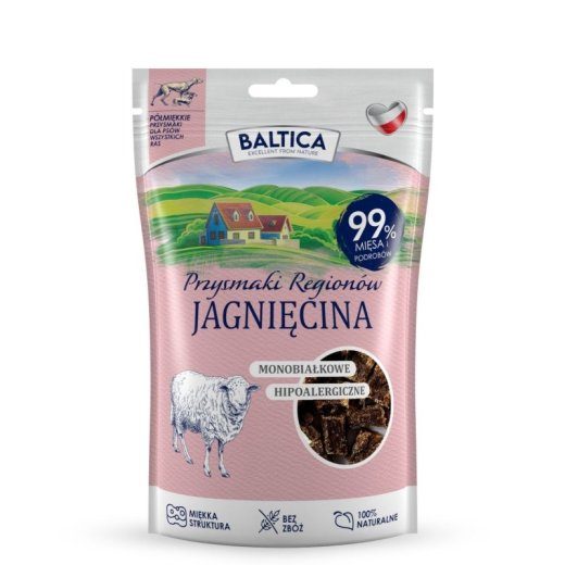 BALTICA Regional Treats Monoproteiin Lamb - koera närimisvahend - 80g