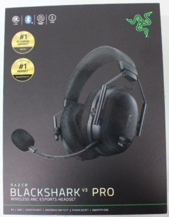 PARDAŽOTAS. Razer BlackShark V3 Pro žaidimų ausinės, virš ausių, belaidės, juodos Razer žaidimų ausinės BlackShark V3 Pro belaidės/laidinės virš au...