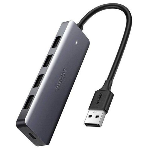 Ugreen 4-ühes USB-C Adapter 4× USB 3.0 + USB-C Hall