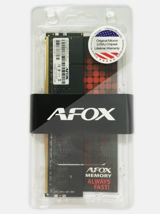 AFOX DDR4 16G 2666MHZ MICRON CHIP mälimoodul