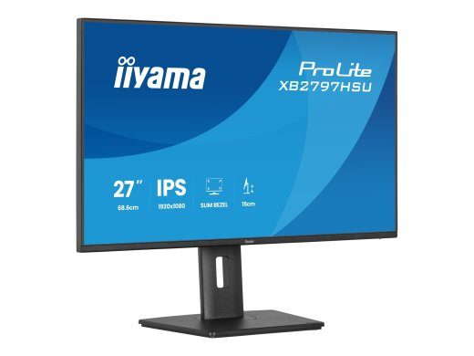iiyama ProLite XB2797HSU-B1 27 IPS Full HD 1920 x 1080 HDMI DisplayPort 120Hz monitorius