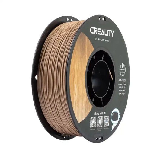 CR-PLA Wood Filament Creality (Valge mänd)