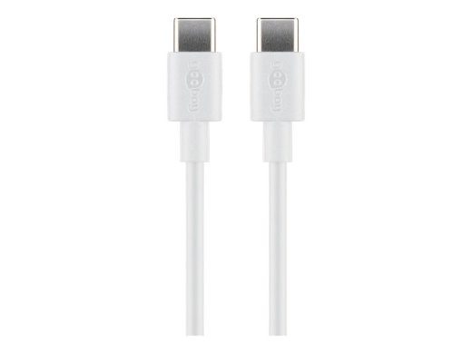 goobay USB Type-C kaabel 1m valge