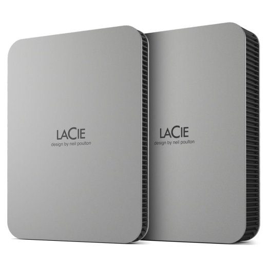 External HDD LACIE Mobile Drive 2TB USB-C Colour Silver STLP2000400