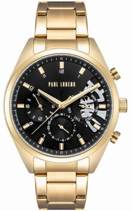 PAUL LORENS Meeste kell PL20003B-1D1 / must