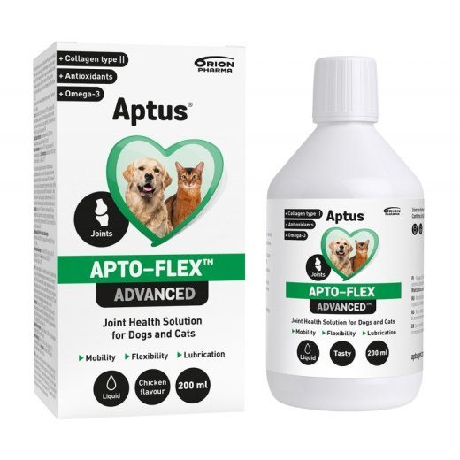 APTUS Apto-flex Advanced Kollagen - koiralihapliiatsid koertele ja kastele – 200ml