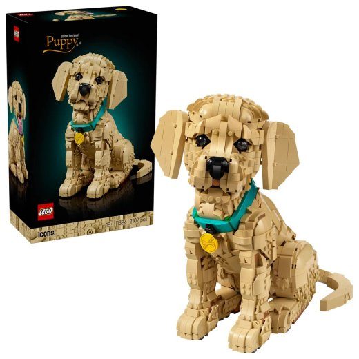 LEGO ICONS 11384 Kuldne Retriiveri Poeg