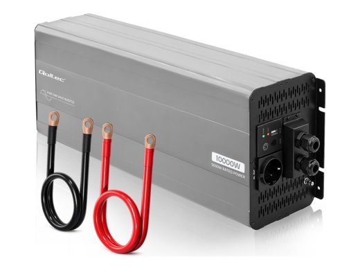 Qoltec DC AC Inverter Välis Must Hall
