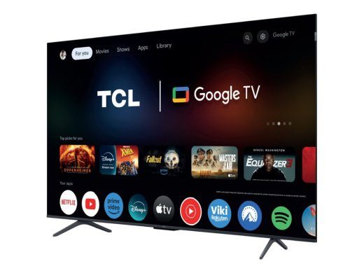 TCL 4K QLED TV 65T8C 65 Išmanusis TV Google TV