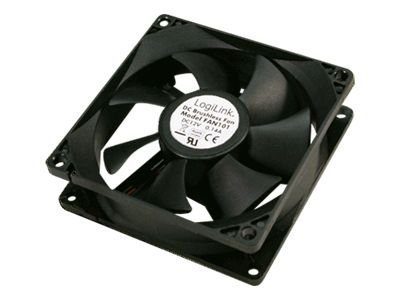 LogiLink FAN101 80mm must ventilaator 1-pack