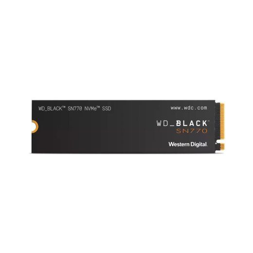 SSD SANDISK Lugusuutuse kiirus 4000 MB/s Kirjutuskiirus 2000 MB/s NVMe Jah PCI Express 4.0 M.2 250 Western Digital Must SN770 250GB (WDS250G3X0E) M...