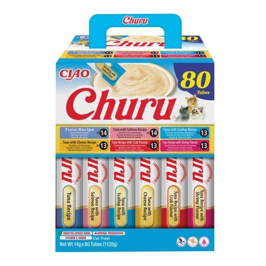 INABA Churu Tuunikala segu kassileibad - 80x14 g