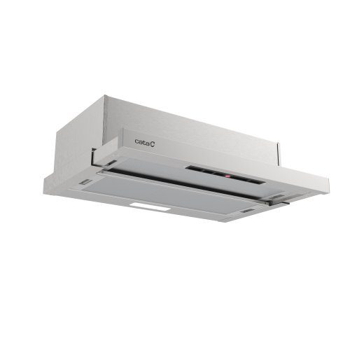 Cata hood TFK 6005 X teleskoopiline energiamärgisklass B laius 60 cm 360 m³/h mehaaniline CSLED roostevaba teras