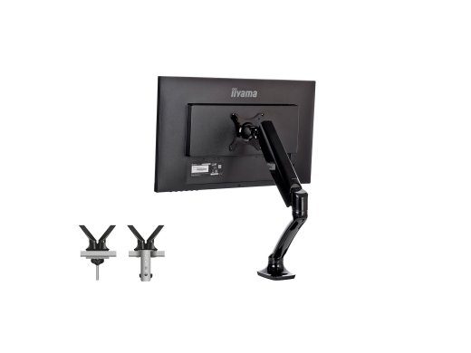 IIYAMA DS3001C-B1 ACC Paindlik lauakinnitus ühele monitorile 10-27i kõrgusega gaasvedelik VESA 75x75/100x100 1-5kg (P)