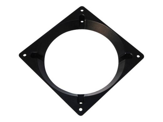 Bitspower BP-FA140120-BK ventilaatori adapter (120 kuni 140 mm) 1-pack must