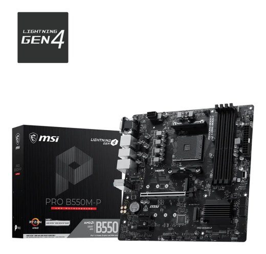 MSI PRO B550M-P WIFI6E emalaua