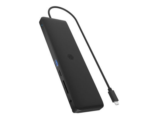 ICY BOX 11-osaliselt Mobiildokkimisjaam Kolmeteise Videoväljandi USB-C