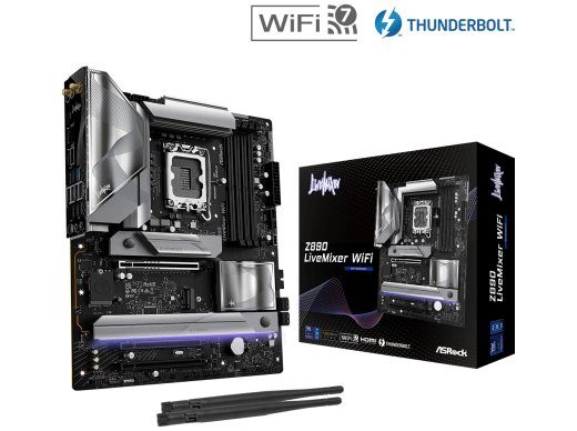 ASRock Z890 Livemixer WIFI ATX emaplaat LGA-1851 Intel Z890