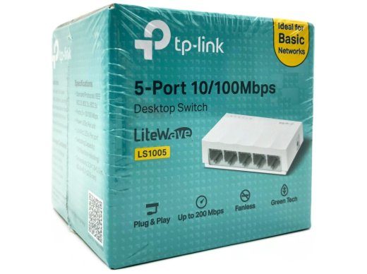 TP-Link LiteWave LS1005 5 prievadų 10/100 perjungiklis
