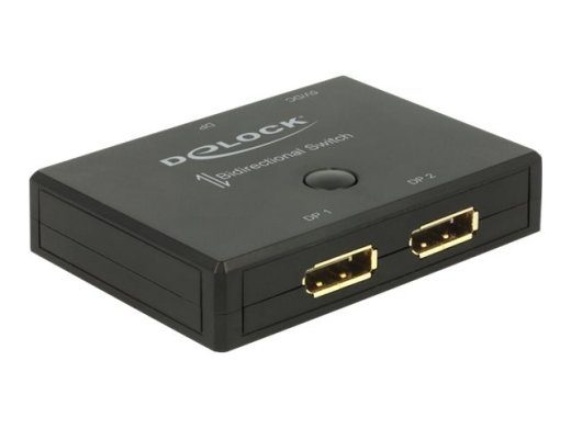 DeLock DisplayPort 2-1 Kahesuunaline 4K 60 Hz Video Lüliti