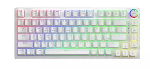 Savio Phenix WHITE GAT YELLOW mehaaniline klaviatuur Mängimine USB + Bluetooth