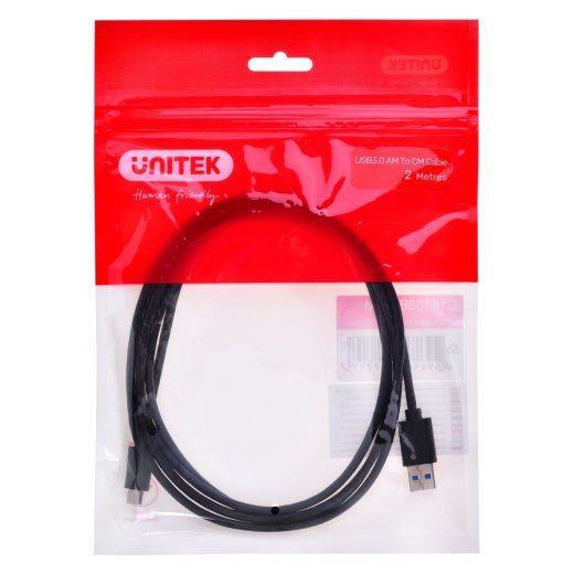 UNITEK KAABEL USB-C, USB-A, 5 GBPS, 2M