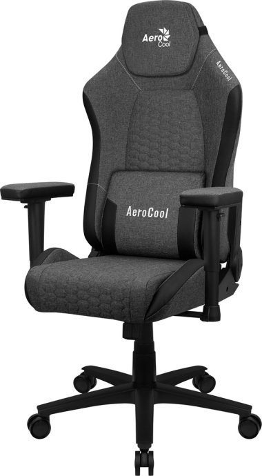Aerocool CROWNASHBK, Ergonoomiline mängutool, Reguleeritavad padjad, AeroWeave tehnoloogia, must