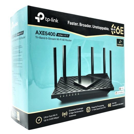 TP-Link Archer AXE75 V1 belaidis maršrutizatorius