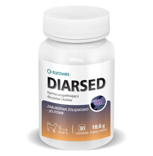 EUROWET Diarsed - toidulisandid koertele ja kassidele - 30 tabletti