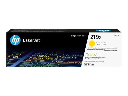 HP 219X kollane 2500-leheküljeline toner