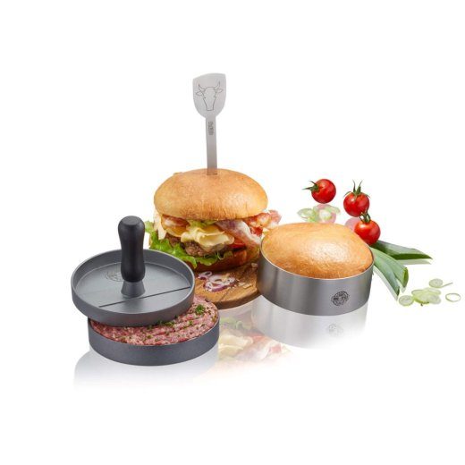 GEFU BBQ G-89494 - 3-tükkine burgersett